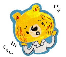 The bear called kumakichi sticker #1220517