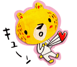The bear called kumakichi sticker #1220518