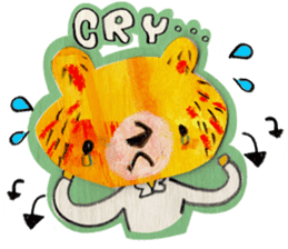 The bear called kumakichi sticker #1220520