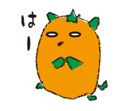 Orange hamster sticker #1220887