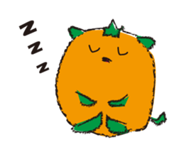 Orange hamster sticker #1220897