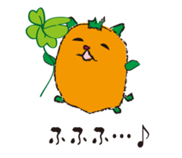 Orange hamster sticker #1220911