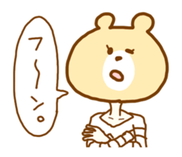 Bear Girl. sticker #1220923