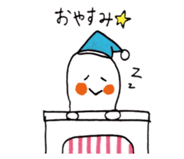 White Peanut-kun sticker #1221321