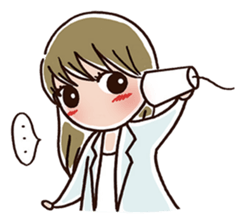 girl's habitual saying part3 sticker #1221645