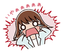 girl's habitual saying part3 sticker #1221668