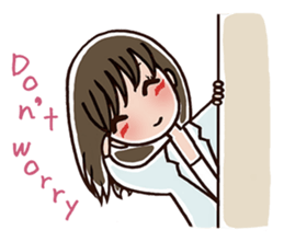 girl's habitual saying part3 sticker #1221675