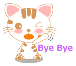 The Everyday Life of a Funny Cat sticker #1222375