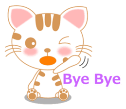 The Everyday Life of a Funny Cat sticker #1222375