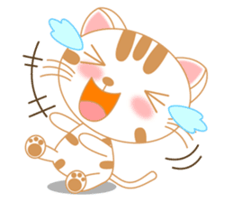 The Everyday Life of a Funny Cat sticker #1222385