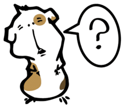 Stickers of a cute Guinea pig!! sticker #1222572