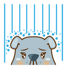 Bozzy, the funny and cute bulldog puppy sticker #1222742