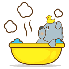 Bozzy, the funny and cute bulldog puppy sticker #1222749