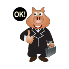 Mr.pig sticker #1223691