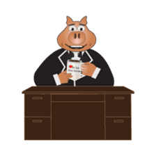 Mr.pig sticker #1223693