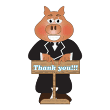 Mr.pig sticker #1223720