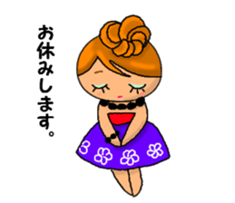 Hula girl Pua sticker #1223974