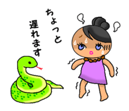 Hula girl Pua sticker #1223976