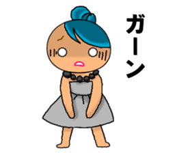 Hula girl Pua sticker #1223979