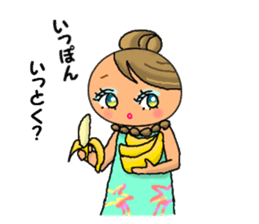 Hula girl Pua sticker #1224001