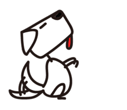 "Joe" the Sketch Dog sticker #1224003
