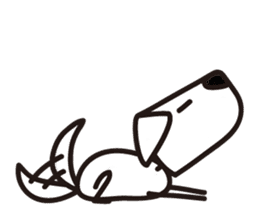 "Joe" the Sketch Dog sticker #1224004