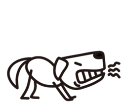 "Joe" the Sketch Dog sticker #1224008