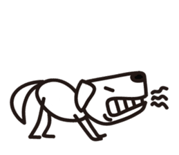 "Joe" the Sketch Dog sticker #1224008