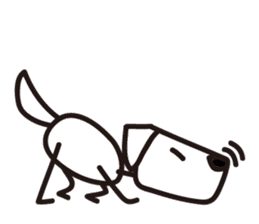 "Joe" the Sketch Dog sticker #1224010