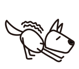 "Joe" the Sketch Dog sticker #1224015
