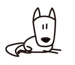 "Joe" the Sketch Dog sticker #1224021