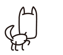 "Joe" the Sketch Dog sticker #1224022