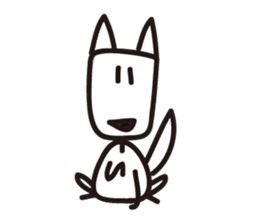 "Joe" the Sketch Dog sticker #1224023