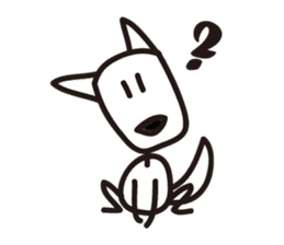 "Joe" the Sketch Dog sticker #1224024