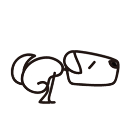 "Joe" the Sketch Dog sticker #1224031