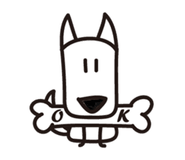 "Joe" the Sketch Dog sticker #1224032