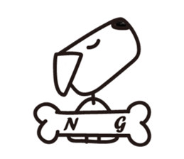 "Joe" the Sketch Dog sticker #1224033