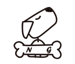 "Joe" the Sketch Dog sticker #1224033