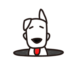 "Joe" the Sketch Dog sticker #1224037