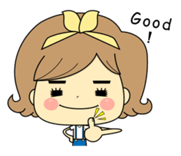 Girl's daily life sticker #1224283