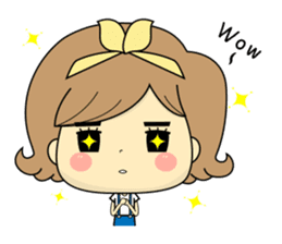 Girl's daily life sticker #1224284