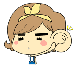 Girl's daily life sticker #1224286