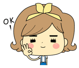 Girl's daily life sticker #1224290