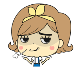 Girl's daily life sticker #1224295