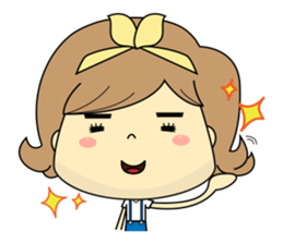 Girl's daily life sticker #1224296
