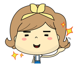 Girl's daily life sticker #1224296