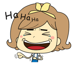 Girl's daily life sticker #1224299