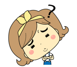 Girl's daily life sticker #1224300