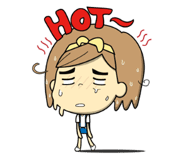 Girl's daily life sticker #1224303