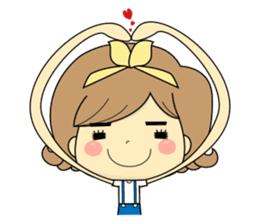 Girl's daily life sticker #1224306